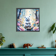 Load image into Gallery viewer, Diamond Painting - Full Round - Garden Butterfly Bear (30*30CM)

