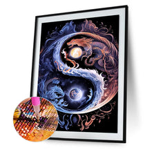 Load image into Gallery viewer, Diamond Painting - Full Round - Tai Chi Yin Yang Dragon (30*40CM)
