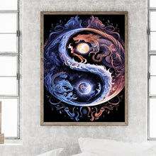 Load image into Gallery viewer, Diamond Painting - Full Round - Tai Chi Yin Yang Dragon (30*40CM)
