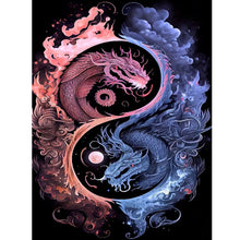 Load image into Gallery viewer, Diamond Painting - Full Round - Tai Chi Yin Yang Dragon (30*40CM)
