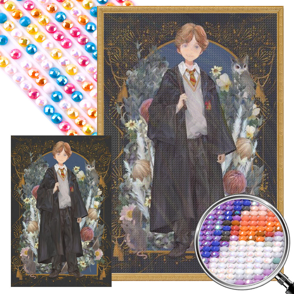 AB Diamond Painting - Full Round - Ron (40*60CM)