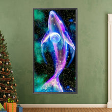 Load image into Gallery viewer, AB Diamond Painting - Full Round - starry sky whale (40*80CM)
