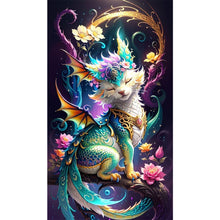 Load image into Gallery viewer, AB Diamond Painting - Full Round - Flower mythical beast (40*70CM)
