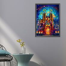 Load image into Gallery viewer, AB Diamond Painting - Full Round - stained castle glass art (40*55CM)
