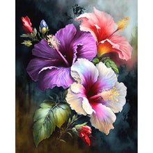 Load image into Gallery viewer, Diamond Painting - Full Square - Hibiscus (40*50CM)
