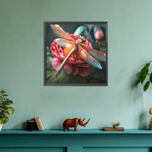Load image into Gallery viewer, Diamond Painting - Full Round - dragonfly (30*30CM)
