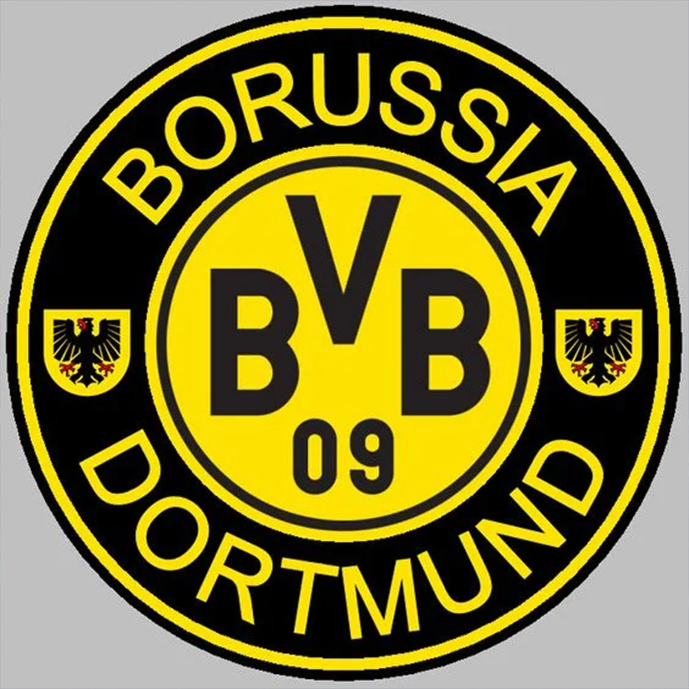 Diamond Painting - Full Round - Borussia Dortmund football club logo (40*40CM)