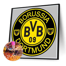 Load image into Gallery viewer, Diamond Painting - Full Round - Borussia Dortmund football club logo (40*40CM)
