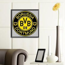 Load image into Gallery viewer, Diamond Painting - Full Round - Borussia Dortmund football club logo (40*40CM)
