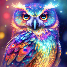 Load image into Gallery viewer, Diamond Painting - Full Round - Colorful owl (30*30CM)
