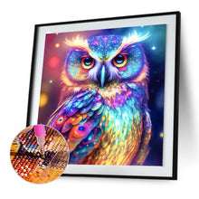 Load image into Gallery viewer, Diamond Painting - Full Round - Colorful owl (30*30CM)
