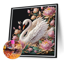 Load image into Gallery viewer, Diamond Painting - Full Round - lotus swan (40*40CM)
