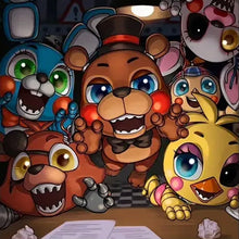 Load image into Gallery viewer, Diamond Painting - Full Round - teddy bear&#39;s midnight harem (30*30CM)
