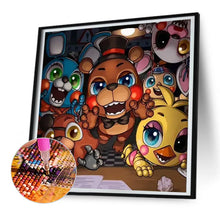 Load image into Gallery viewer, Diamond Painting - Full Round - teddy bear&#39;s midnight harem (30*30CM)
