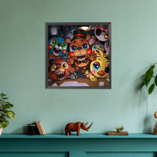 Load image into Gallery viewer, Diamond Painting - Full Round - teddy bear&#39;s midnight harem (30*30CM)
