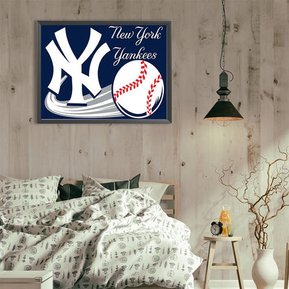 Diamond Painting - Full Round - new york yankees (40*30CM)