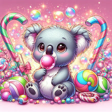 Load image into Gallery viewer, Diamond Painting - Full Round - Candy and Koala (30*30CM)

