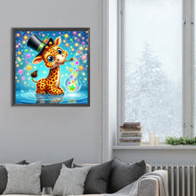 Load image into Gallery viewer, Diamond Painting - Full Round - magician giraffe (30*30CM)

