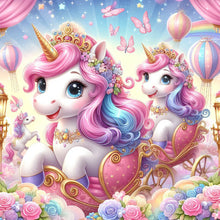 Load image into Gallery viewer, Diamond Painting - Full Round - unicorn (30*30CM)
