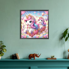 Load image into Gallery viewer, Diamond Painting - Full Round - unicorn (30*30CM)
