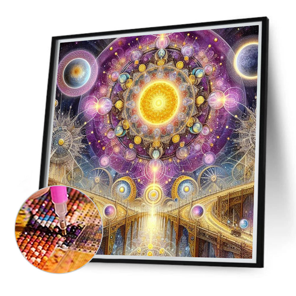 Diamond Painting - Full Round - end of city (40*40CM)