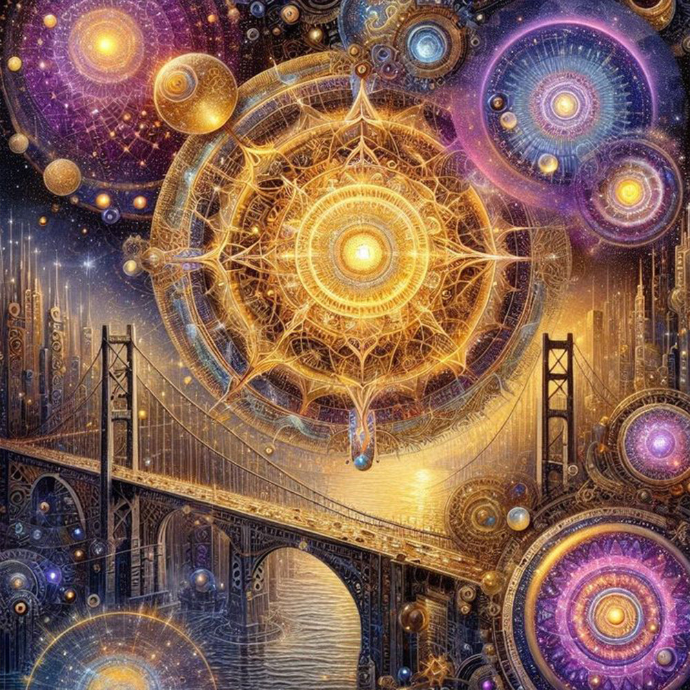 Diamond Painting - Full Round - kaleidoscope world (40*40CM)