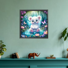 Load image into Gallery viewer, Diamond Painting - Full Round - Garden Butterfly Bear (30*30CM)
