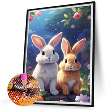 Load image into Gallery viewer, Diamond Painting - Full Round - garden rabbit (30*40CM)
