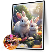 Load image into Gallery viewer, Diamond Painting - Full Round - garden rabbit (30*40CM)
