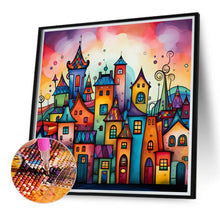 Load image into Gallery viewer, Diamond Painting - Full Round - street house (40*40CM)
