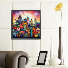 Load image into Gallery viewer, Diamond Painting - Full Round - street house (40*40CM)
