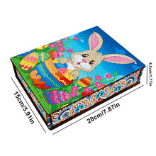 Load image into Gallery viewer, Wooden Rabbit Easter Eggs DIY Special Shaped Diamond Painting Jewelry Organiser
