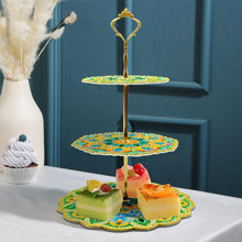 Load image into Gallery viewer, 3-Tiered Diamond Painting Serving Tray for Coffee Table Serving Serving Food
