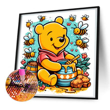 Load image into Gallery viewer, Diamond Painting - Full Round - bear honey jar (30*30CM)
