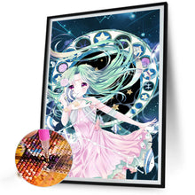 Load image into Gallery viewer, Diamond Painting - Full Round - Kaman style girl (40*50CM)

