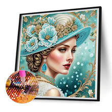 Load image into Gallery viewer, Diamond Painting - Partial Special Shaped - noble lady (30*30CM)
