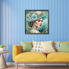 Load image into Gallery viewer, Diamond Painting - Partial Special Shaped - noble lady (30*30CM)
