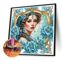 Load image into Gallery viewer, Diamond Painting - Partial Special Shaped - noble lady (30*30CM)
