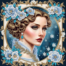 Load image into Gallery viewer, Diamond Painting - Partial Special Shaped - noble lady (30*30CM)
