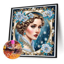 Load image into Gallery viewer, Diamond Painting - Partial Special Shaped - noble lady (30*30CM)
