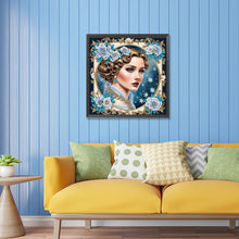Load image into Gallery viewer, Diamond Painting - Partial Special Shaped - noble lady (30*30CM)
