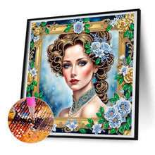 Load image into Gallery viewer, Diamond Painting - Partial Special Shaped - noble lady (30*30CM)
