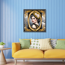 Load image into Gallery viewer, Diamond Painting - Partial Special Shaped - noble lady (30*30CM)
