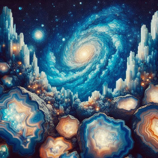Diamond Painting - Full Round - universe galaxy nebula (30*30CM)