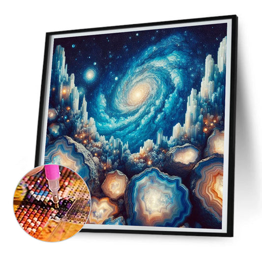 Diamond Painting - Full Round - universe galaxy nebula (30*30CM)
