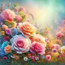 Load image into Gallery viewer, Diamond Painting - Full Round - roses (30*30CM)
