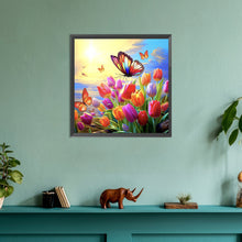Load image into Gallery viewer, Diamond Painting - Full Round - tulips (30*30CM)
