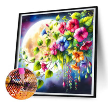 Load image into Gallery viewer, Diamond Painting - Full Round - Morning glory under the moon (30*30CM)
