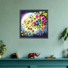 Load image into Gallery viewer, Diamond Painting - Full Round - Morning glory under the moon (30*30CM)
