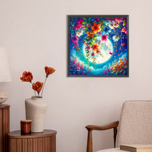 Load image into Gallery viewer, Diamond Painting - Full Round - flower under the moon (30*30CM)
